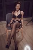 JYdoll 164cm full size big chest Silicone head with implanted hair TPE Body sex doll with Head NO.S8 invented by AUTOMATICWOMAN